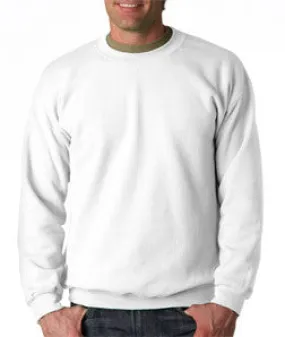 18000 Gildan Adult Heavy BlendCrew Neck Sweatshirt White