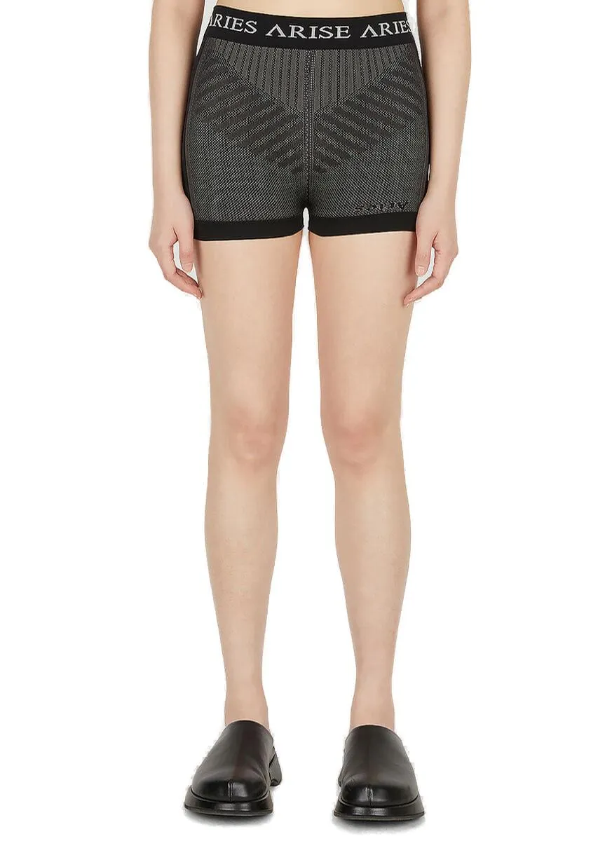 Aries Base Layer Logo Waistband Shorts