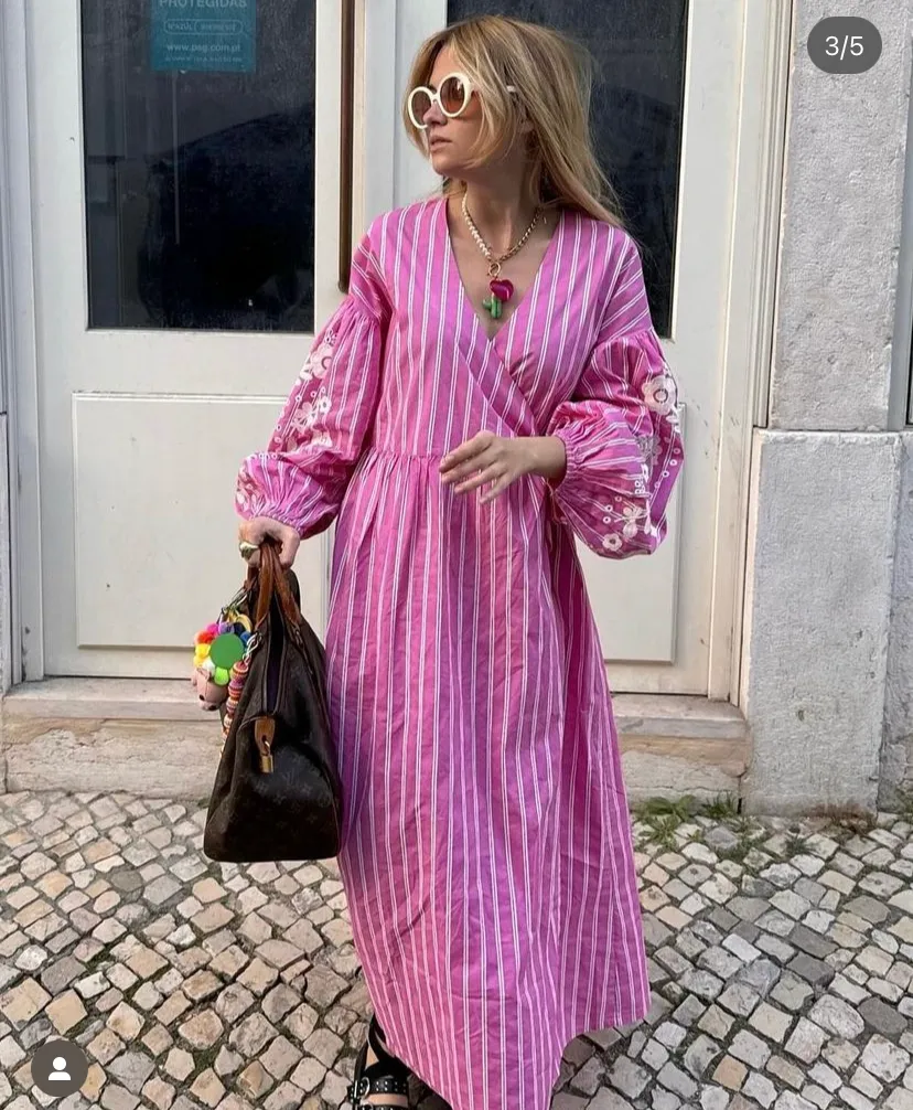 Augustine Organic Cotton Wrap Dress