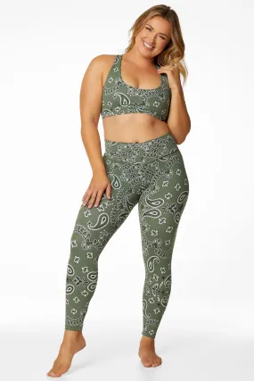 Bandana Leggings Evergreen (FINAL SALE)