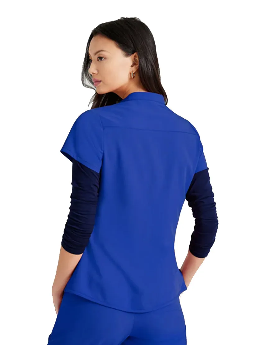 Barco Unify™ by Barco Mission 1-Pocket Henley Neck Scrub Top