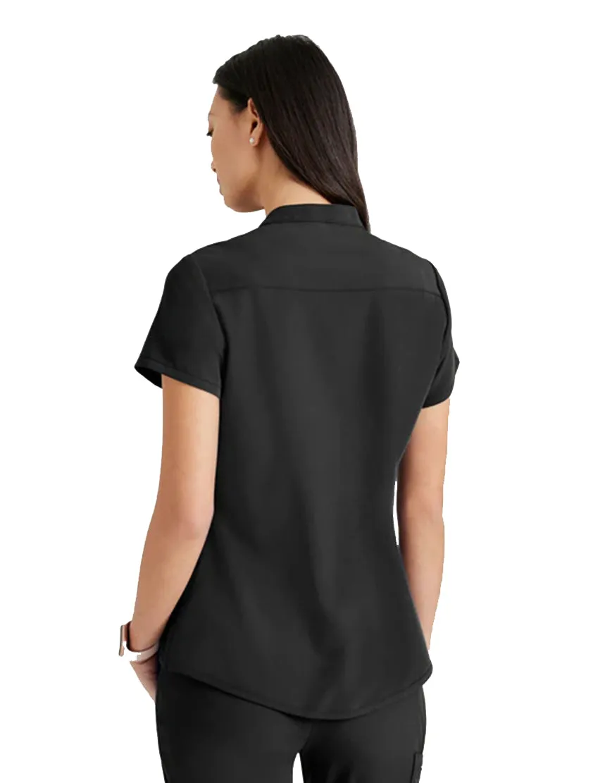 Barco Unify™ by Barco Mission 1-Pocket Henley Neck Scrub Top