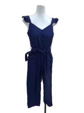 Blue Overall V-Neck