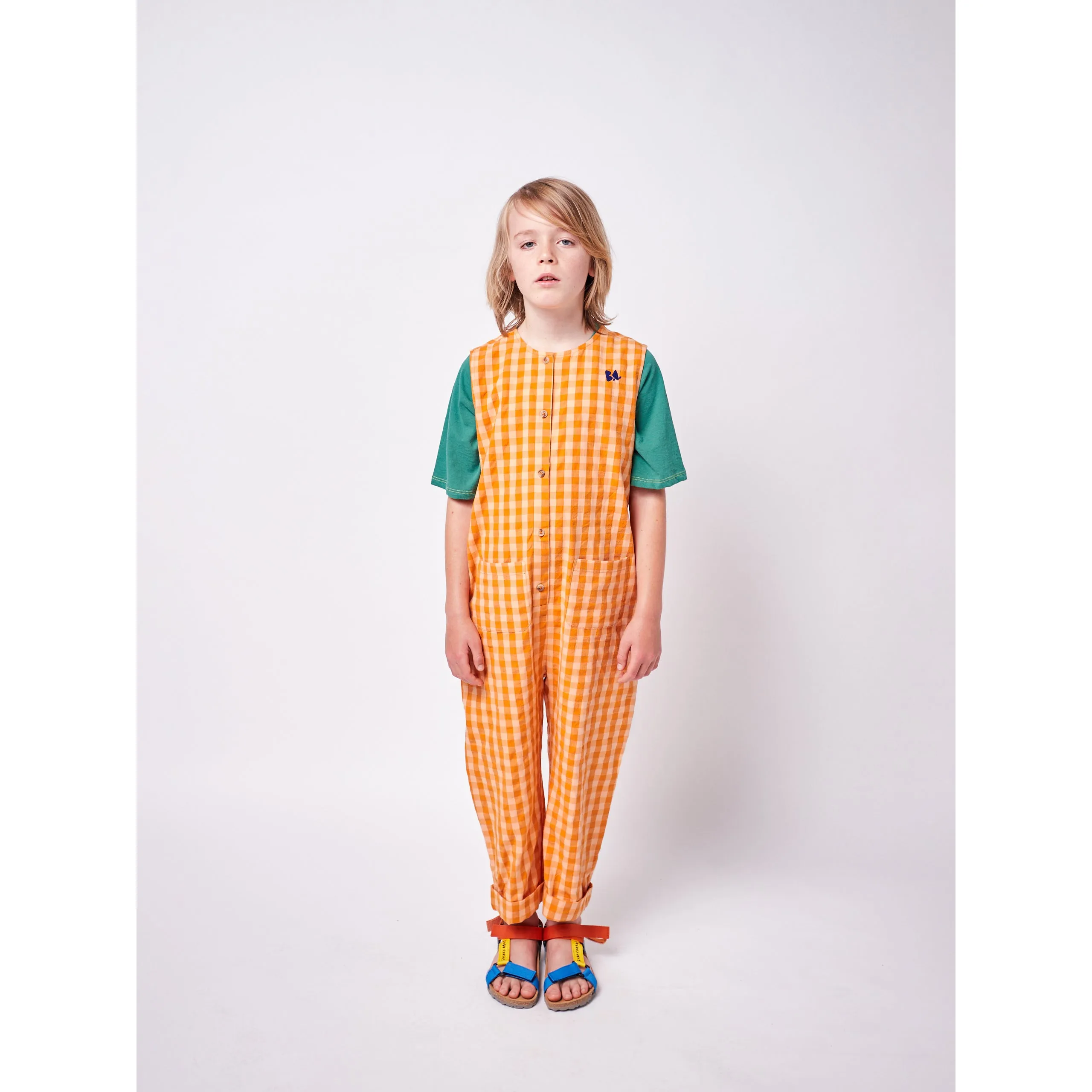Bobo Choses Vichy Woven Overall