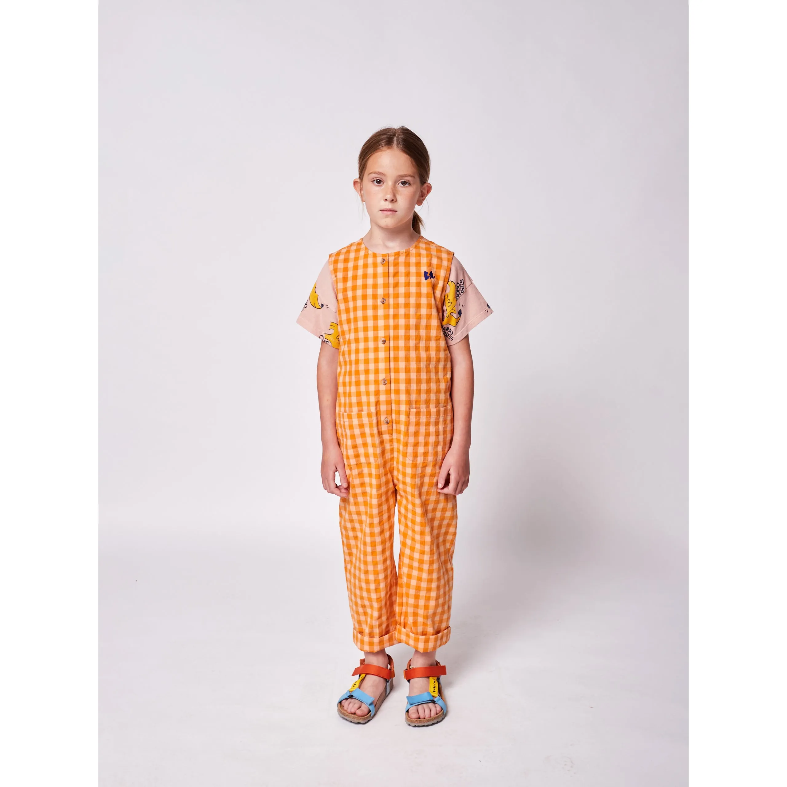 Bobo Choses Vichy Woven Overall