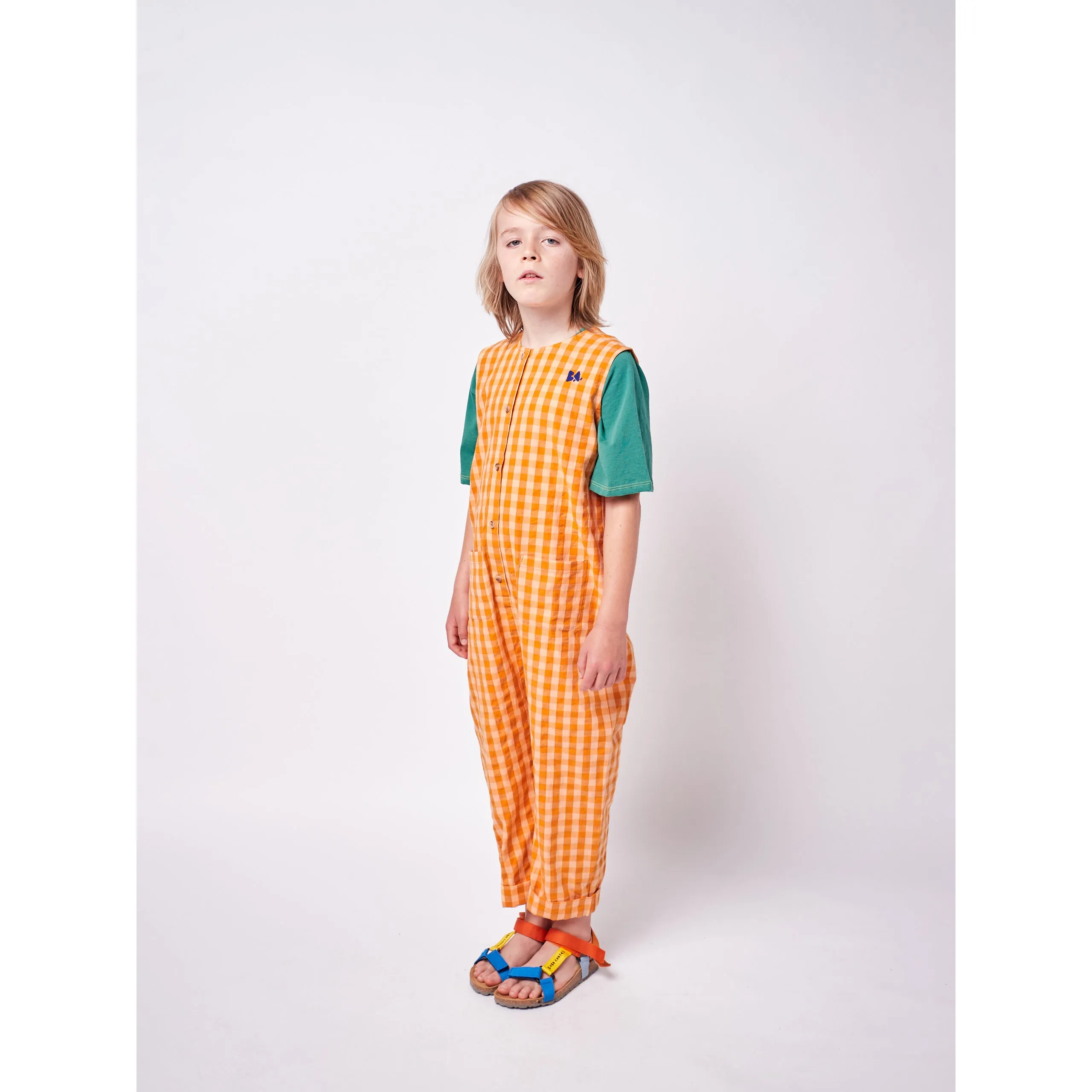 Bobo Choses Vichy Woven Overall