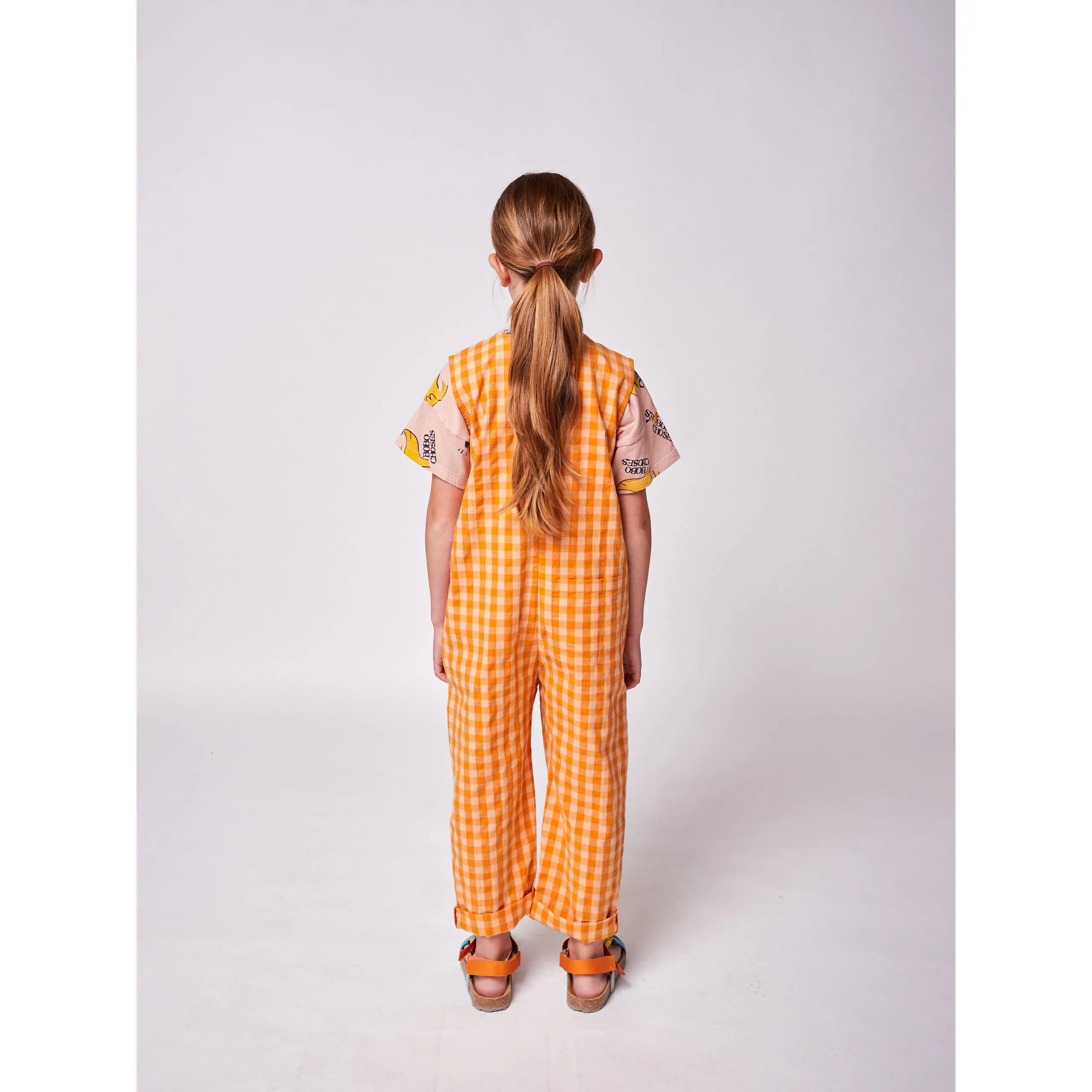 Bobo Choses Vichy Woven Overall