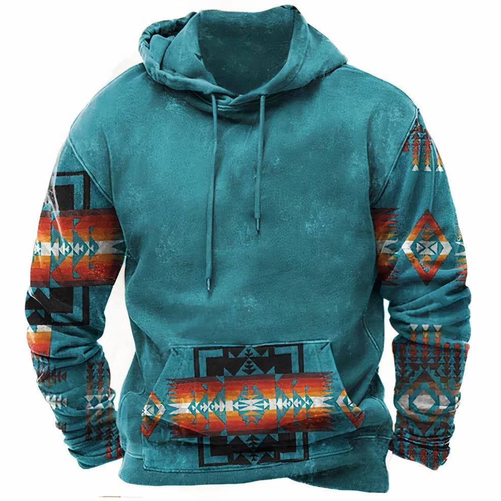 CHARLIE - Sweat à capuche style vintage