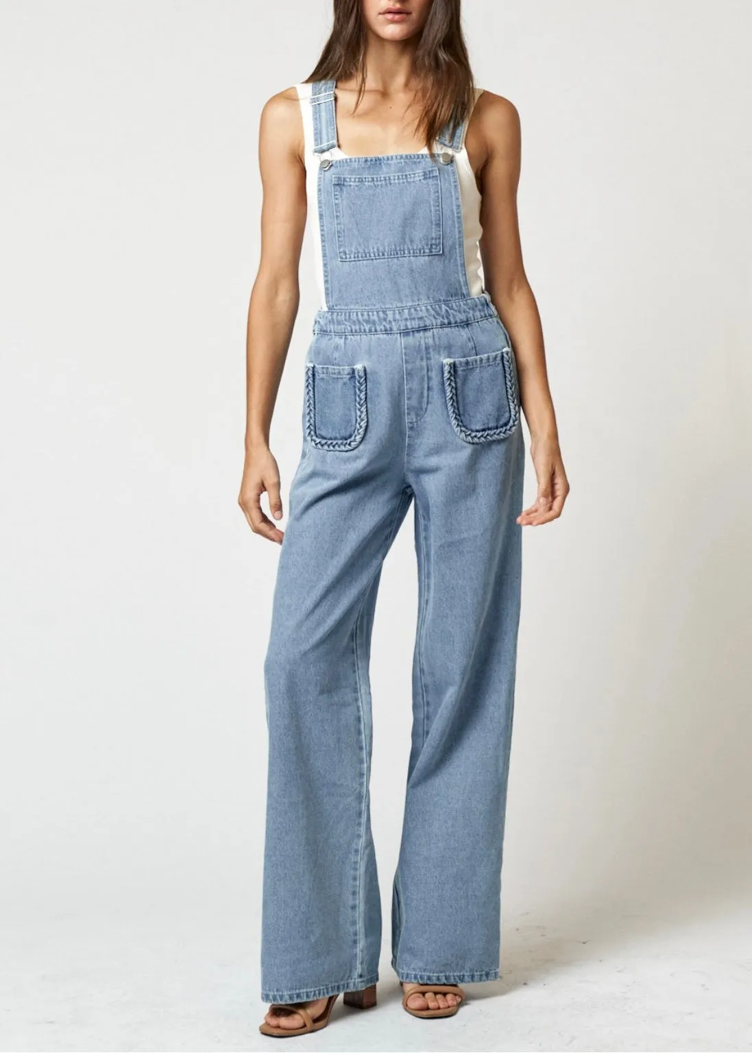 Denim Overall Jumpsuit