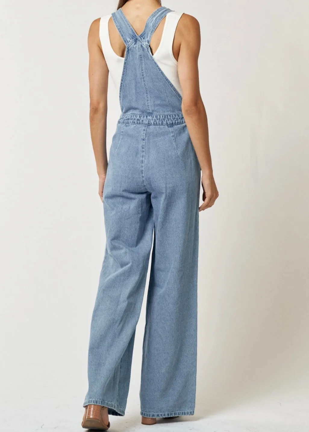 Denim Overall Jumpsuit
