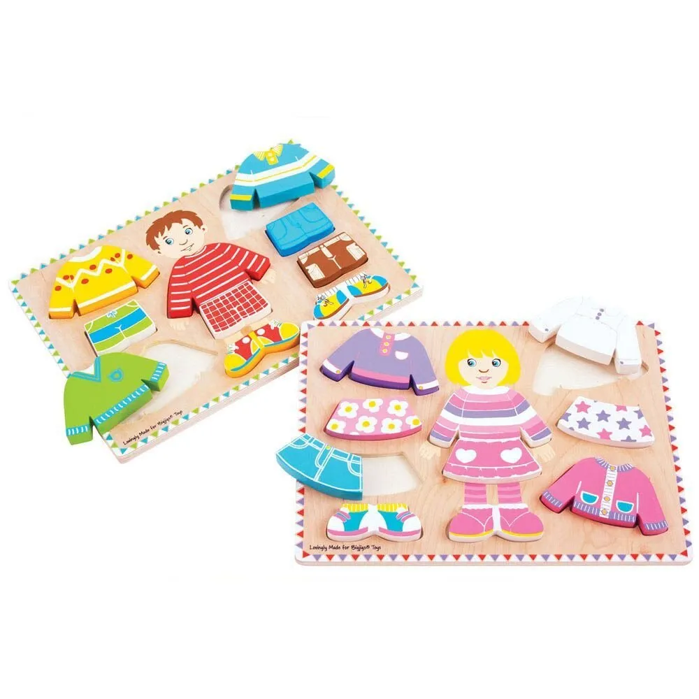 Dressing Up Puzzles Pck of Two (Pk9)