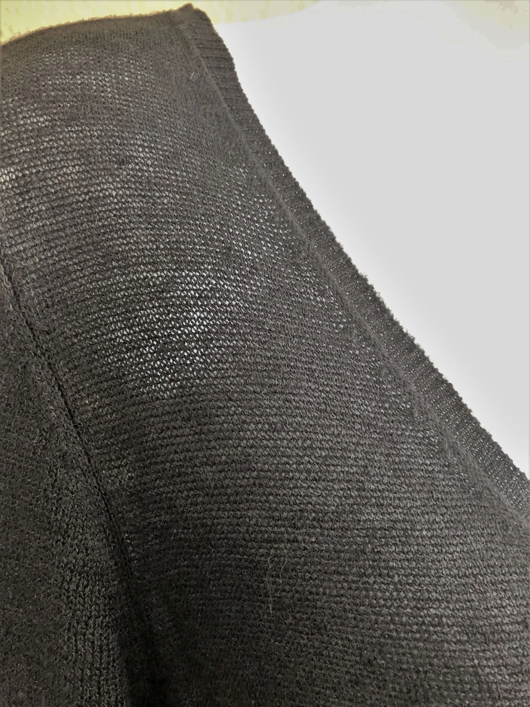 Eileen Fisher SMALL Black Ruffle Dress
