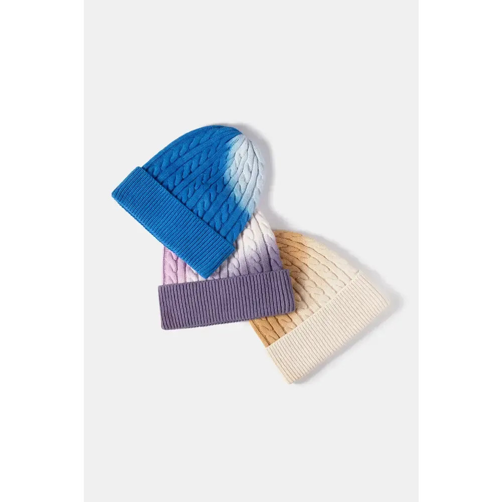 Elevate Your Wardrobe with a Luxury Fashion Contrast Tie-Dye Beanie