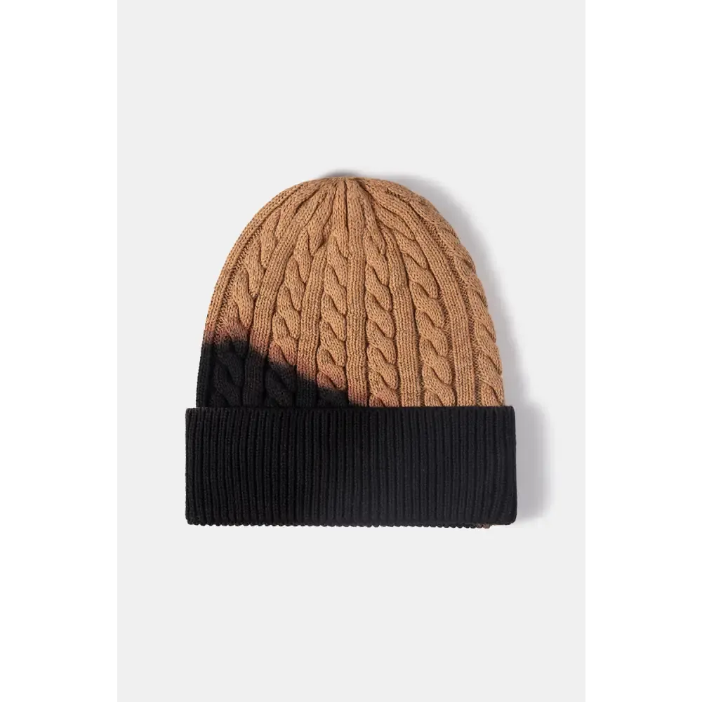 Elevate Your Wardrobe with a Luxury Fashion Contrast Tie-Dye Beanie