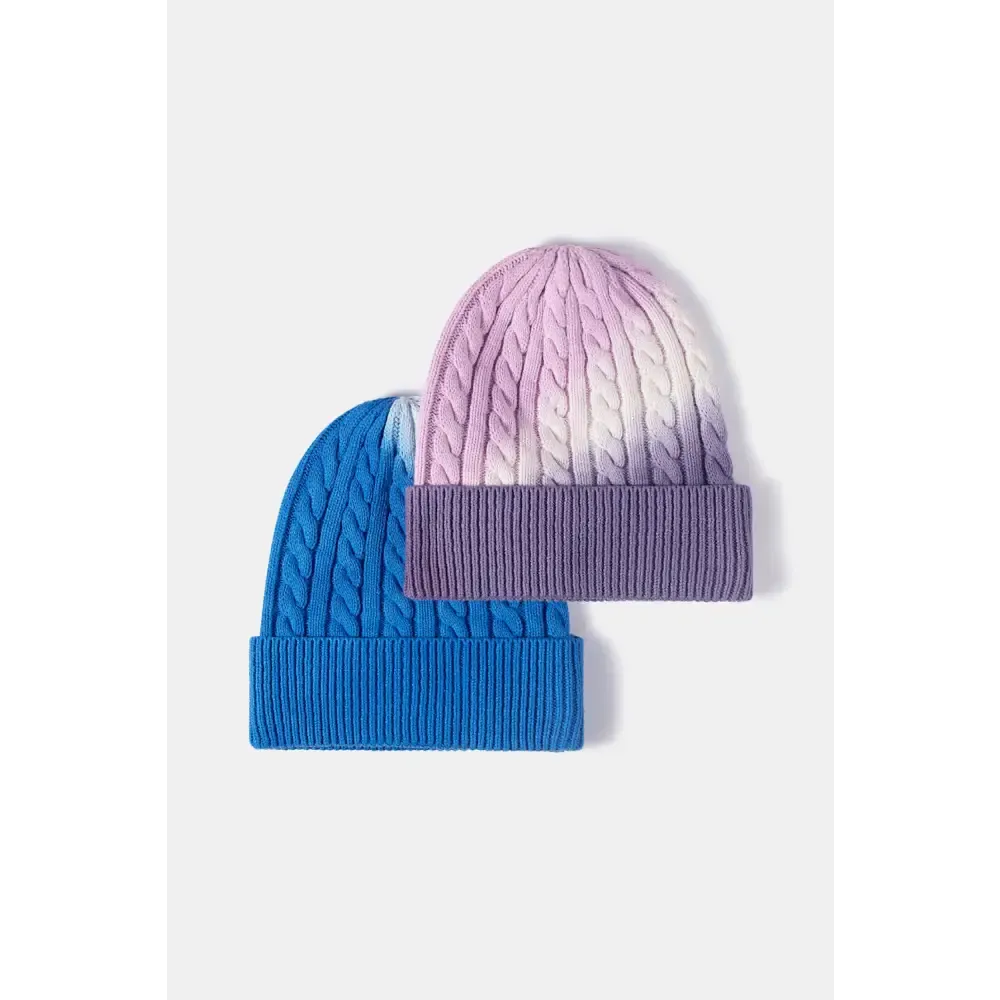 Elevate Your Wardrobe with a Luxury Fashion Contrast Tie-Dye Beanie