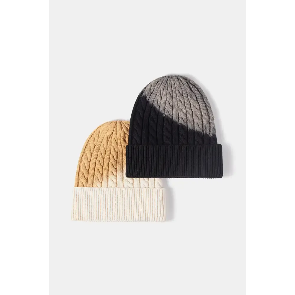 Elevate Your Wardrobe with a Luxury Fashion Contrast Tie-Dye Beanie