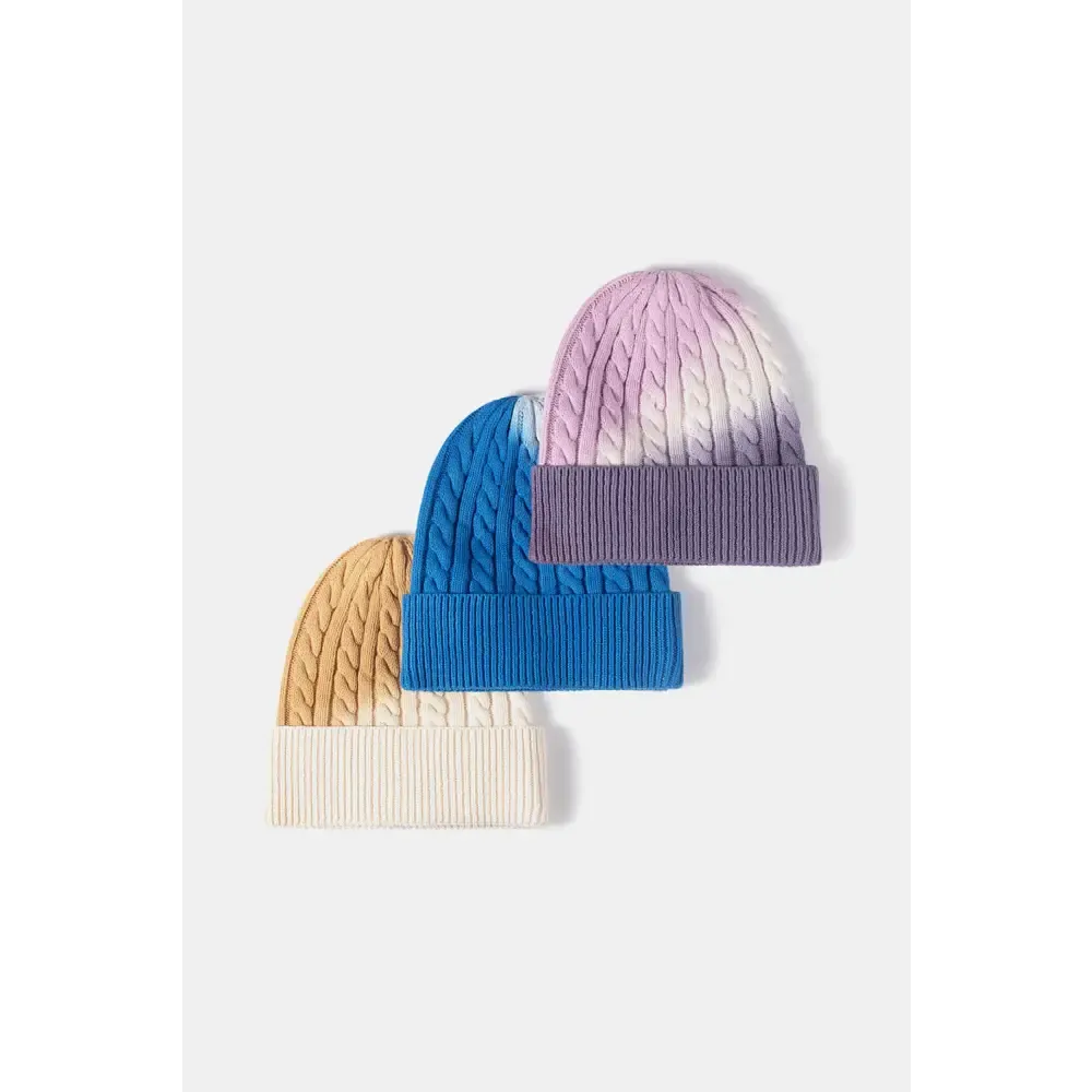 Elevate Your Wardrobe with a Luxury Fashion Contrast Tie-Dye Beanie