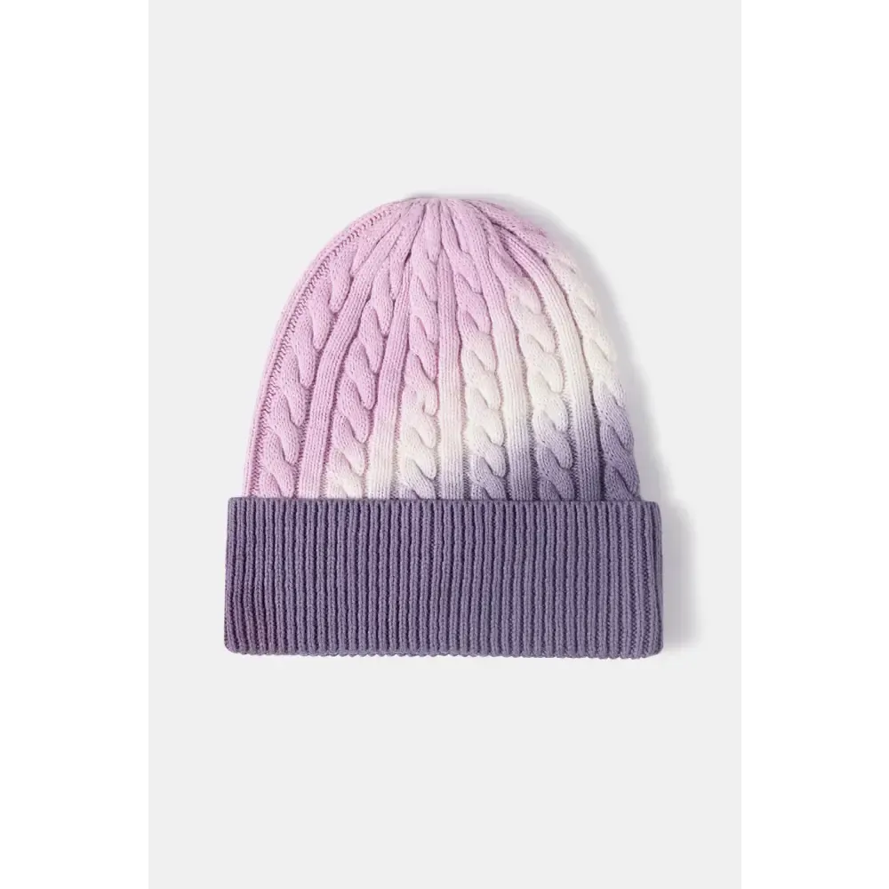 Elevate Your Wardrobe with a Luxury Fashion Contrast Tie-Dye Beanie