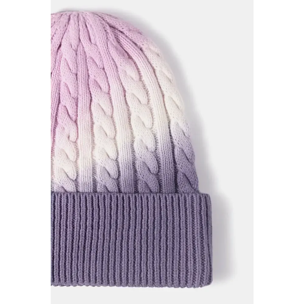 Elevate Your Wardrobe with a Luxury Fashion Contrast Tie-Dye Beanie