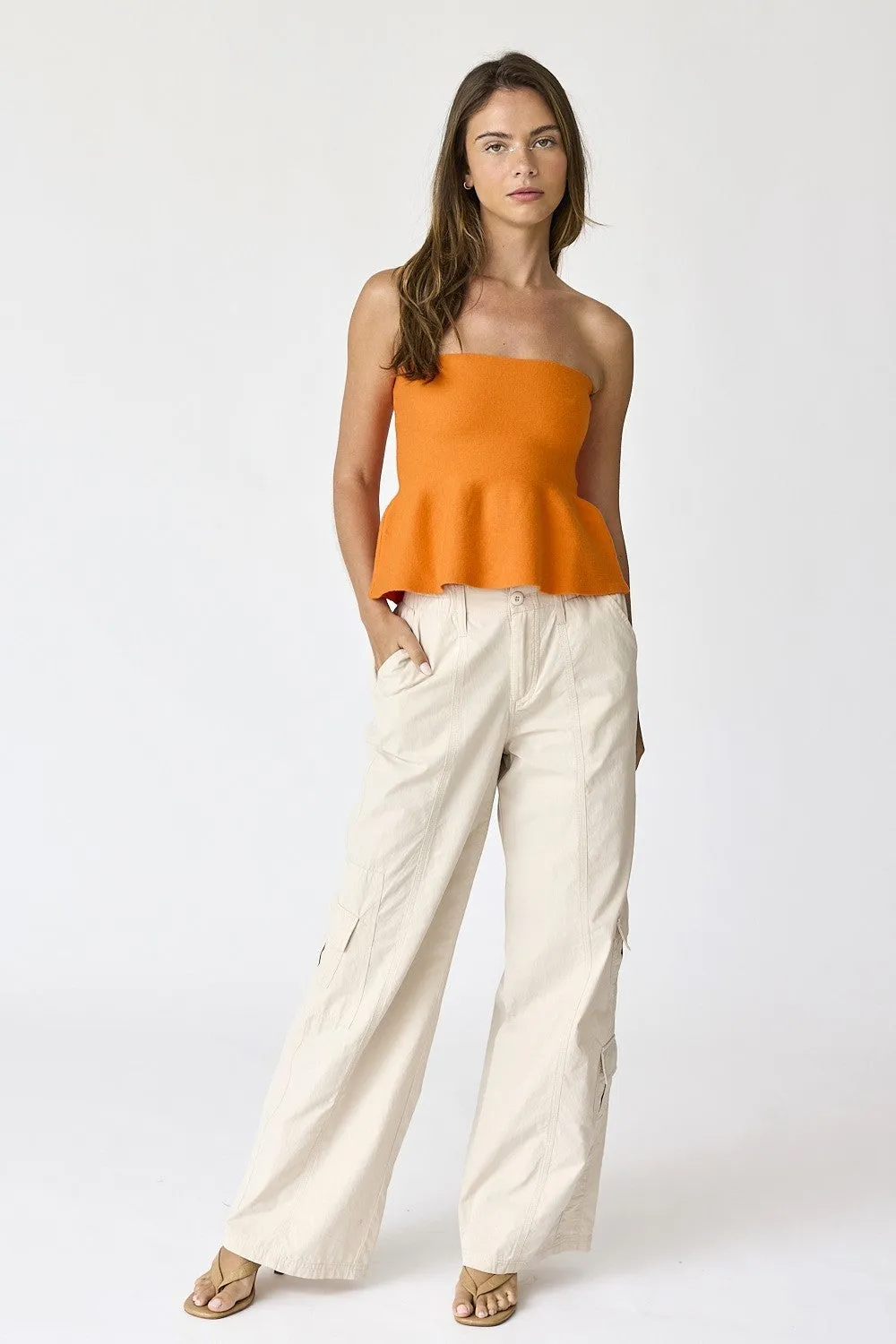 Ellie Knit Peplum Top