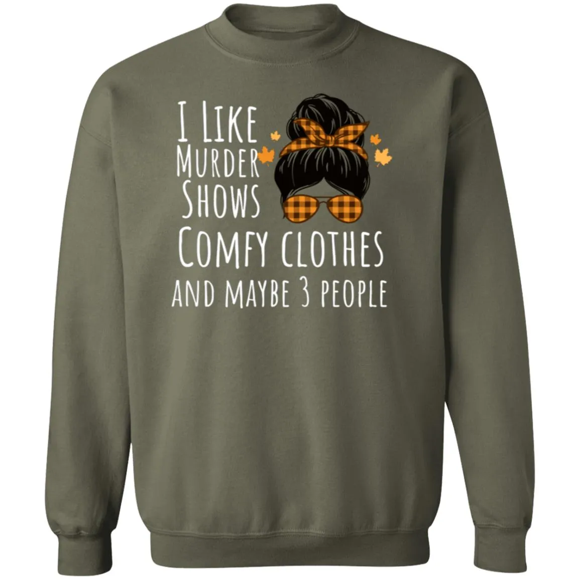Fall I Like Crewneck Pullover Sweatshirt