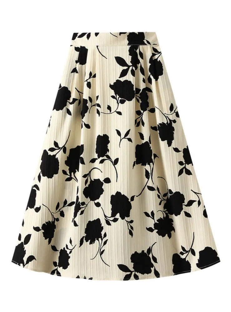 Floral Summer Thin Slim Skirt
