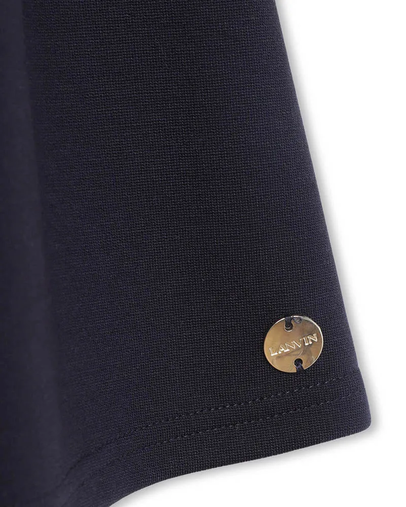 Girls Pleated Navy Skirt