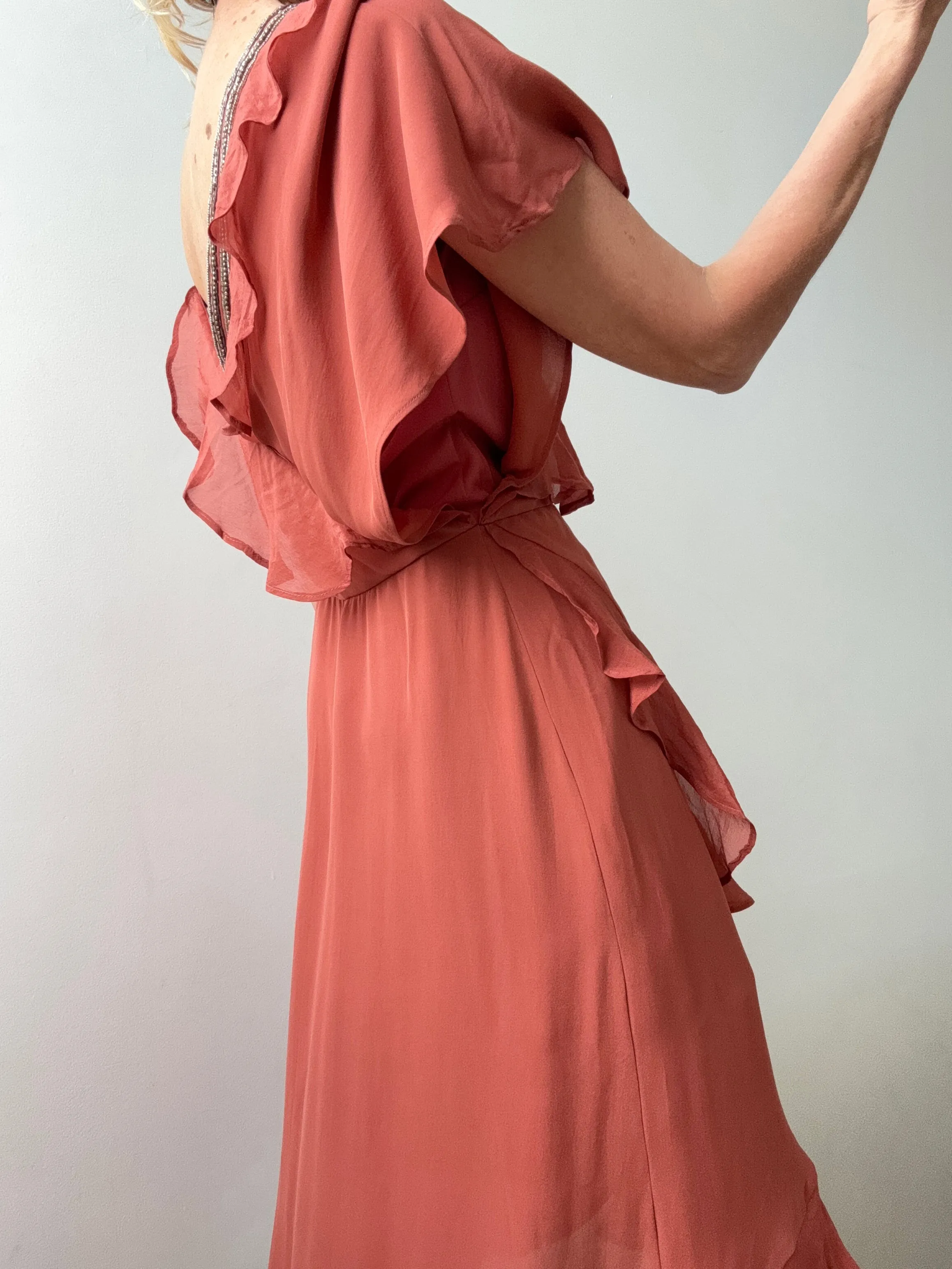 Haute Hippie Silk Mid Length Dress