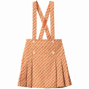 Hedera Skirt in Apricot Geo Print by Caramel - Last One In Stock - 10 Years