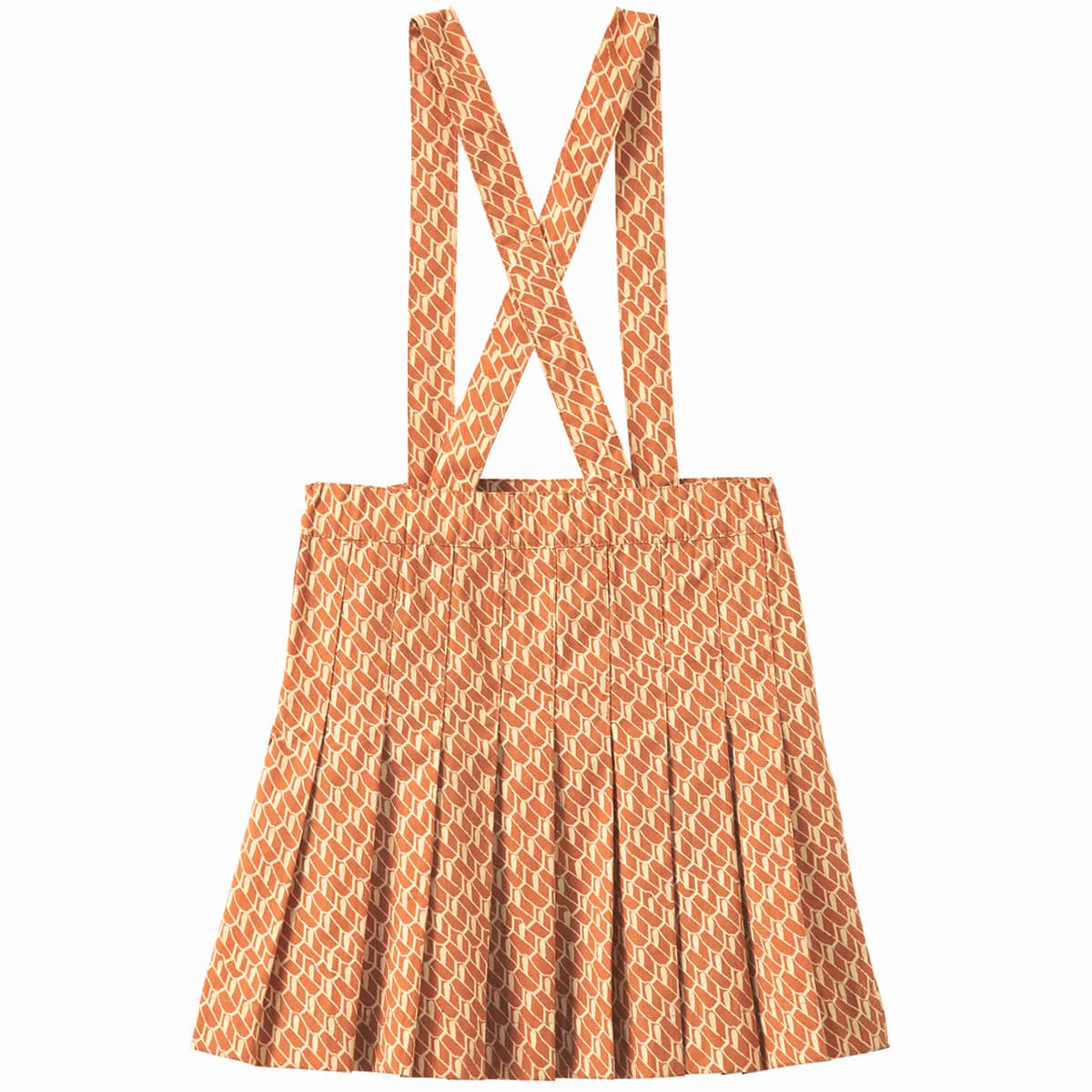 Hedera Skirt in Apricot Geo Print by Caramel - Last One In Stock - 10 Years