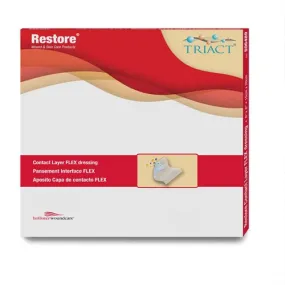 Hollister 506488 Restore Contact Layer Flex Dressing - 4" x 5", Box of 10 dressings