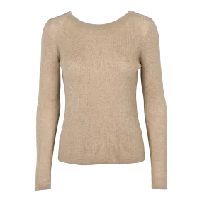 Huggy pullover - Brown sand