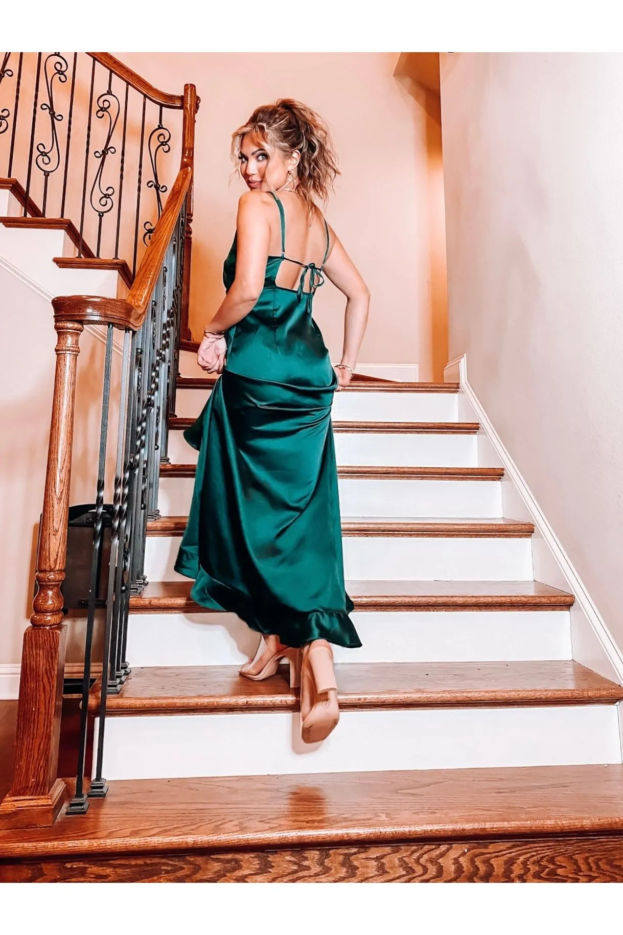 In Love Forever Ruffle Maxi Dress