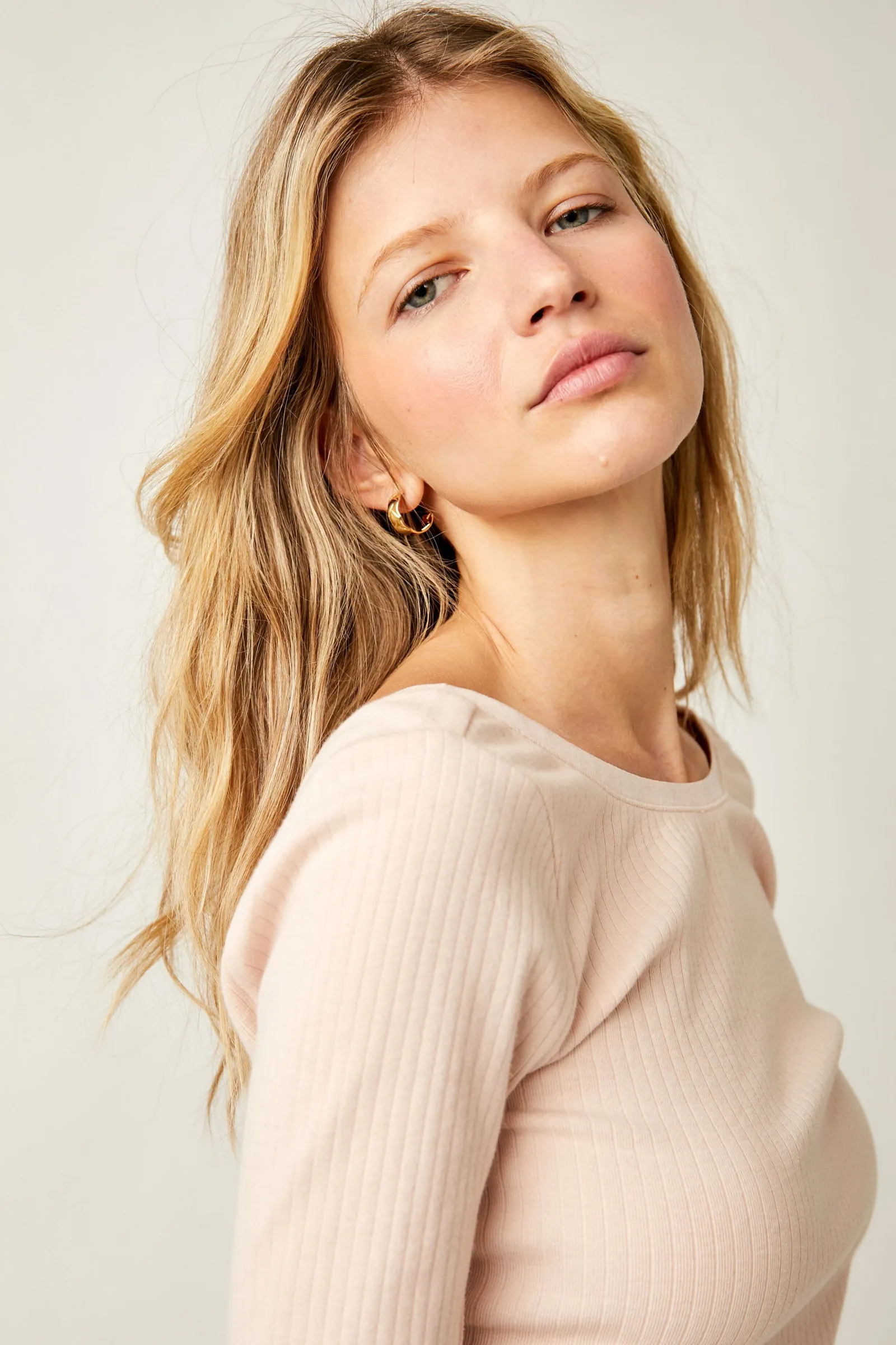 Long Run Layering Top Fallen Rose