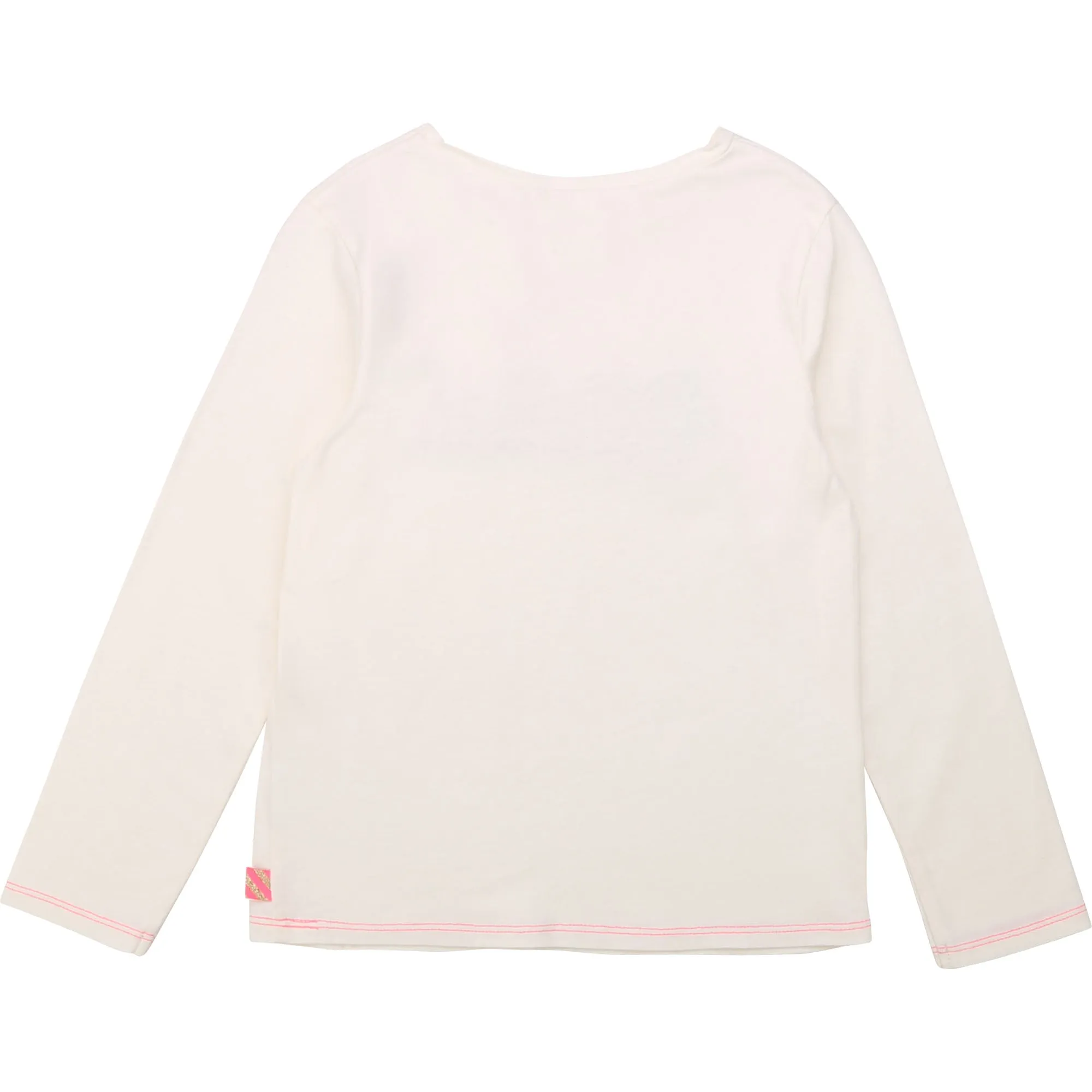 Long Sleeve Tee with Multicolored Logo