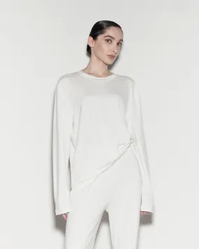 LONGSLEEVE. BÍLÝ
