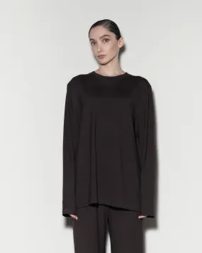 LONGSLEEVE. HNĚDÝ