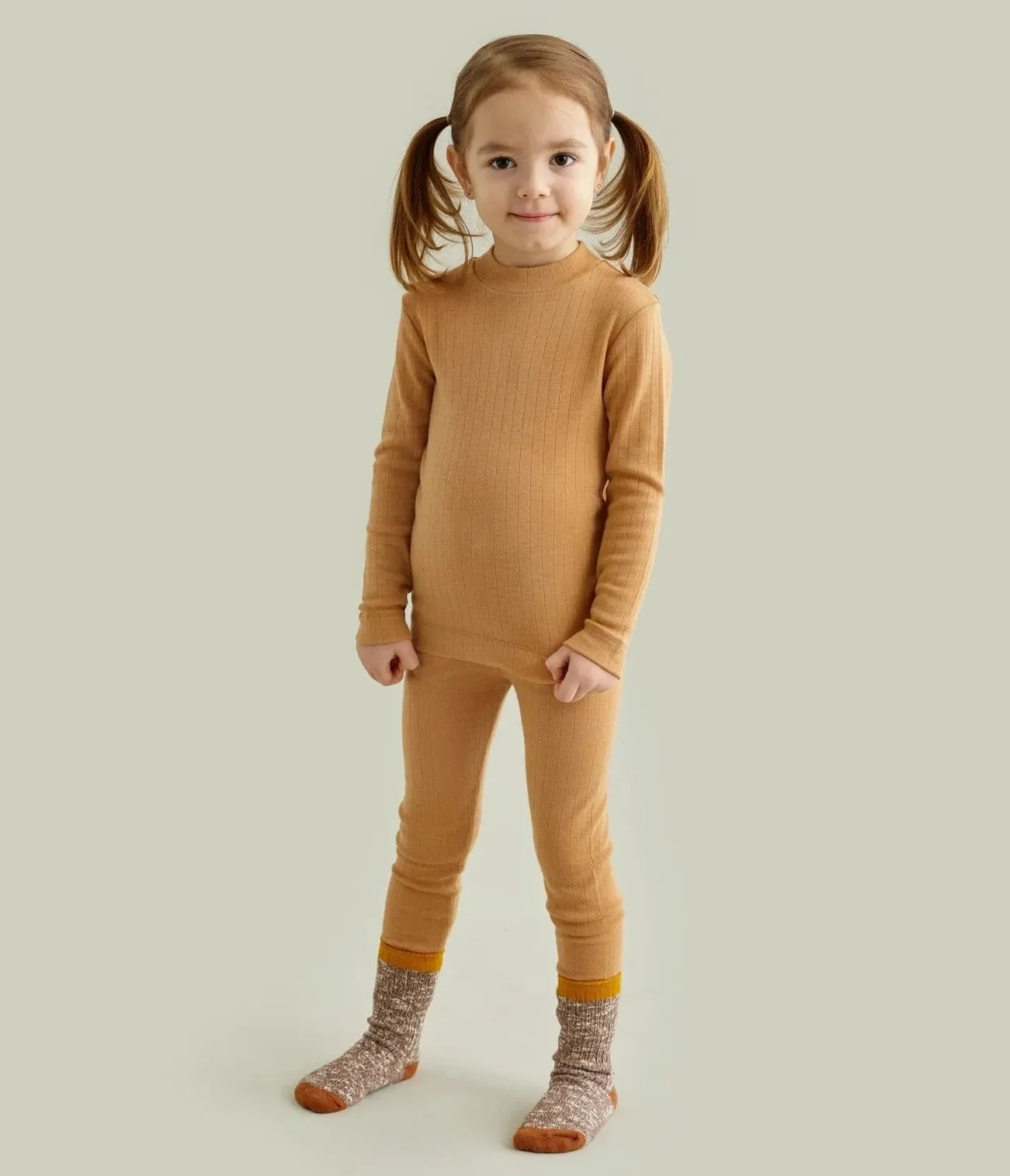 Mainio Merino Wool Shirt (mustard)