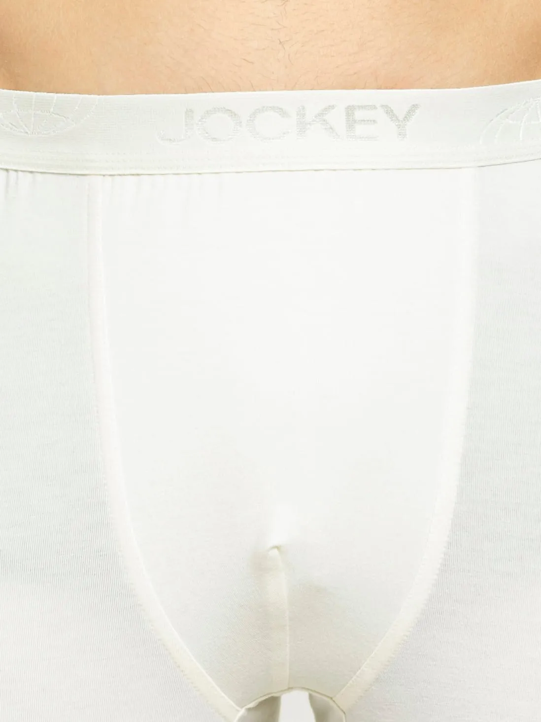 Men's White Soft Touch Thermal Long Johns
