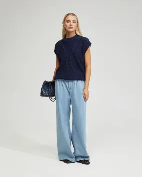 Monica Cable Knit Vest
