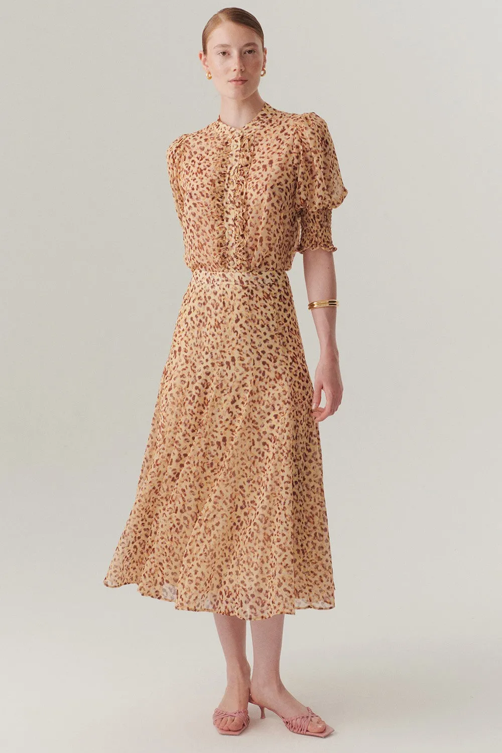 Multicolor Timeless Pleated Skirt