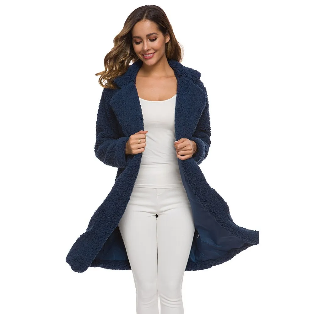 New Teddy Bear Winter Coats Lamb Fur Jacket Women Big Size