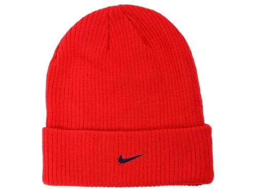 Nike Mississippi Rebels Ole Miss Knit Cuff Beanie One Size Ncaa Authentic Hat Cap Red Osfa