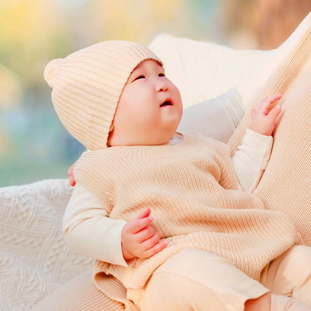 Oversized Baby Sweater Knitted Vest | Mommy & Me Matching