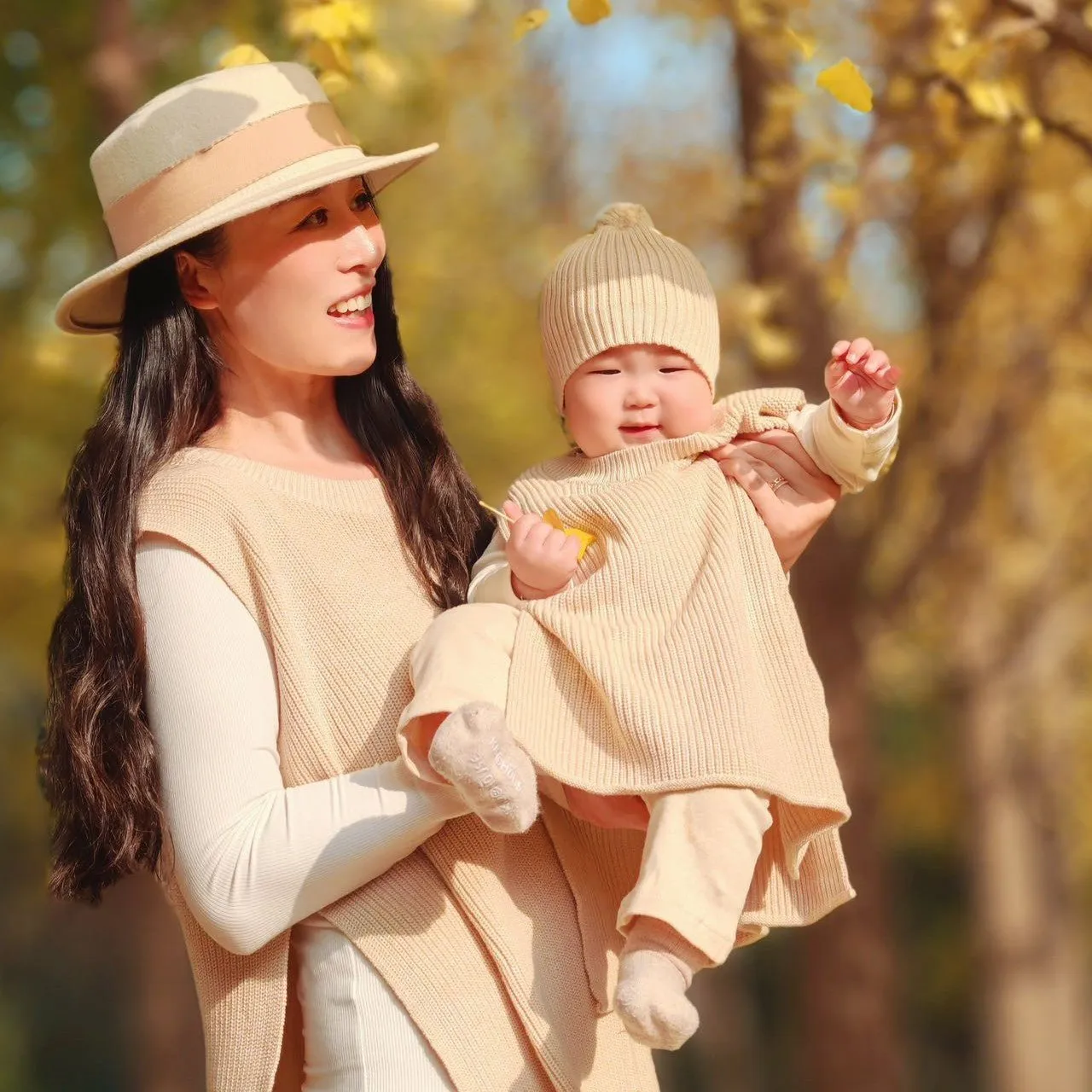 Oversized Baby Sweater Knitted Vest | Mommy & Me Matching