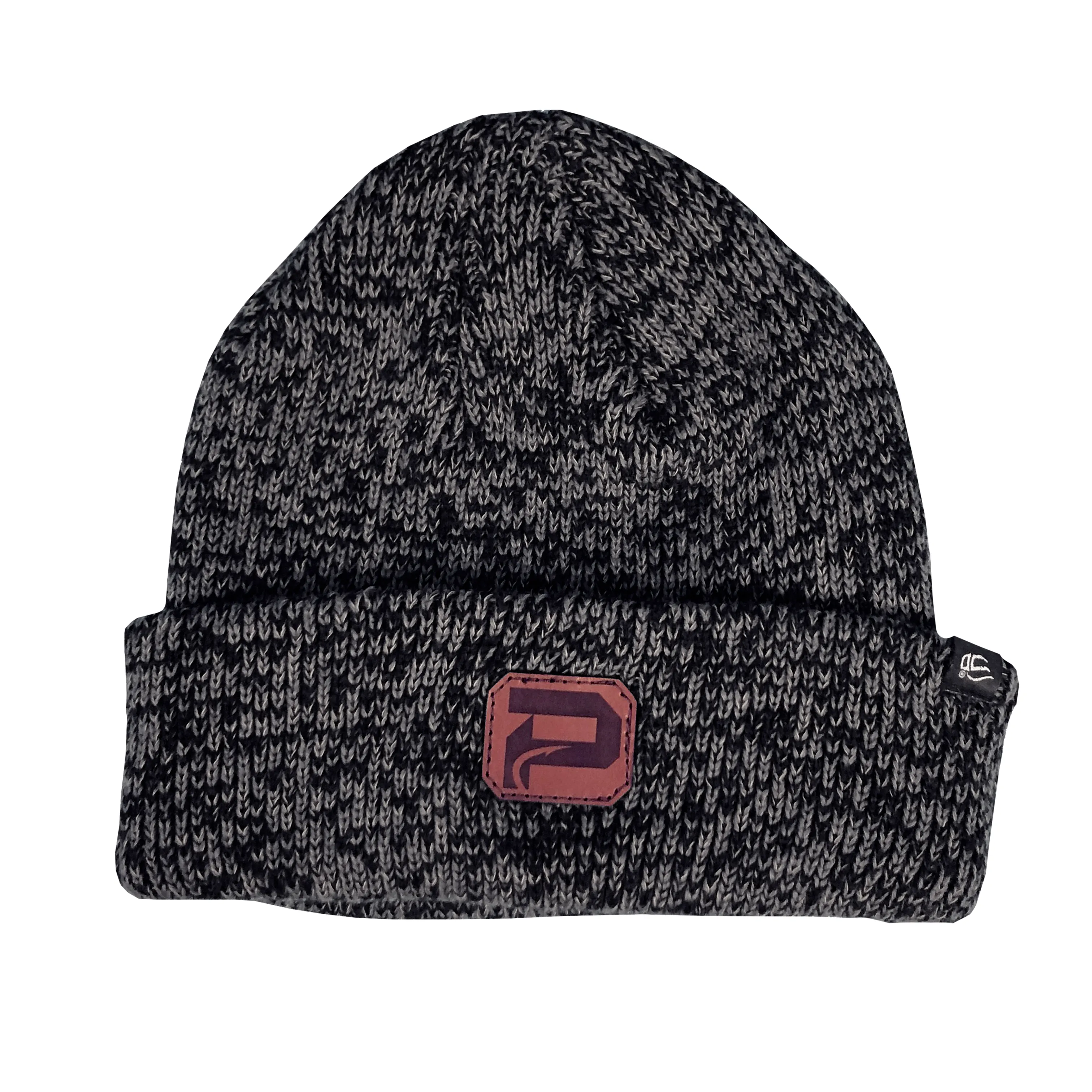 Phantom Outdoors Leather Patch Beanie