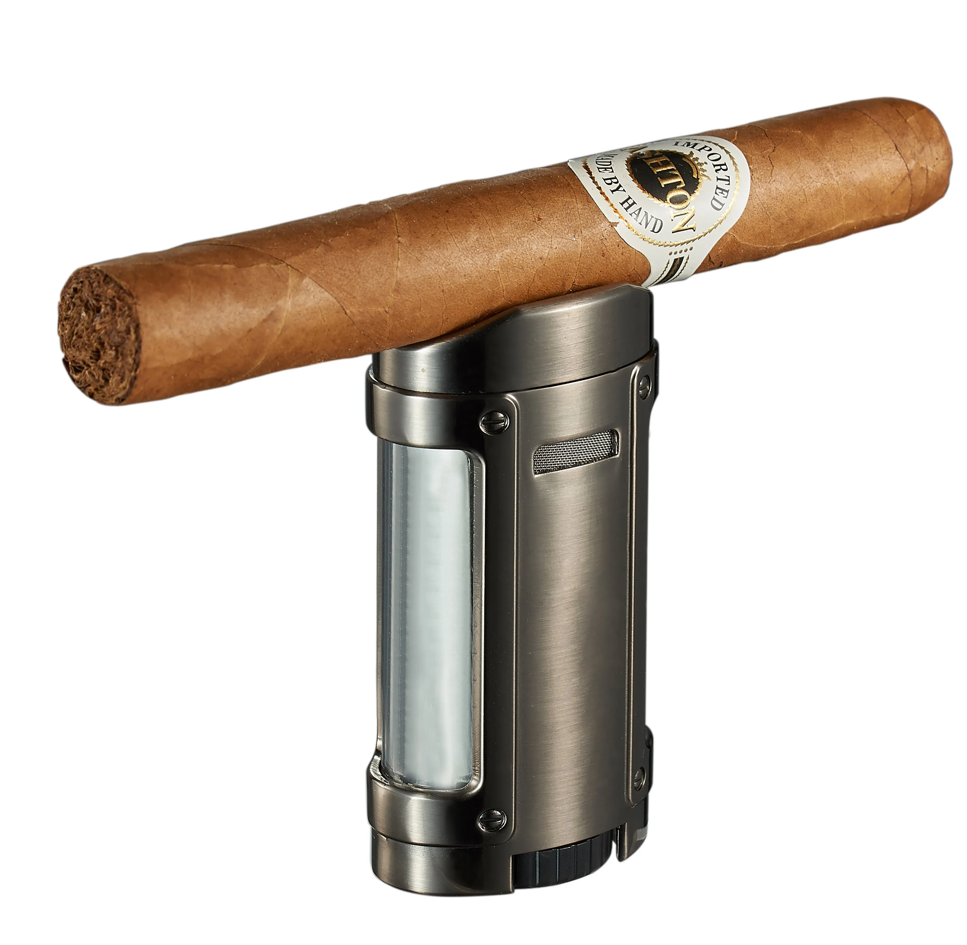 Rhino Quad Torch Cigar Lighter - Gunmetal
