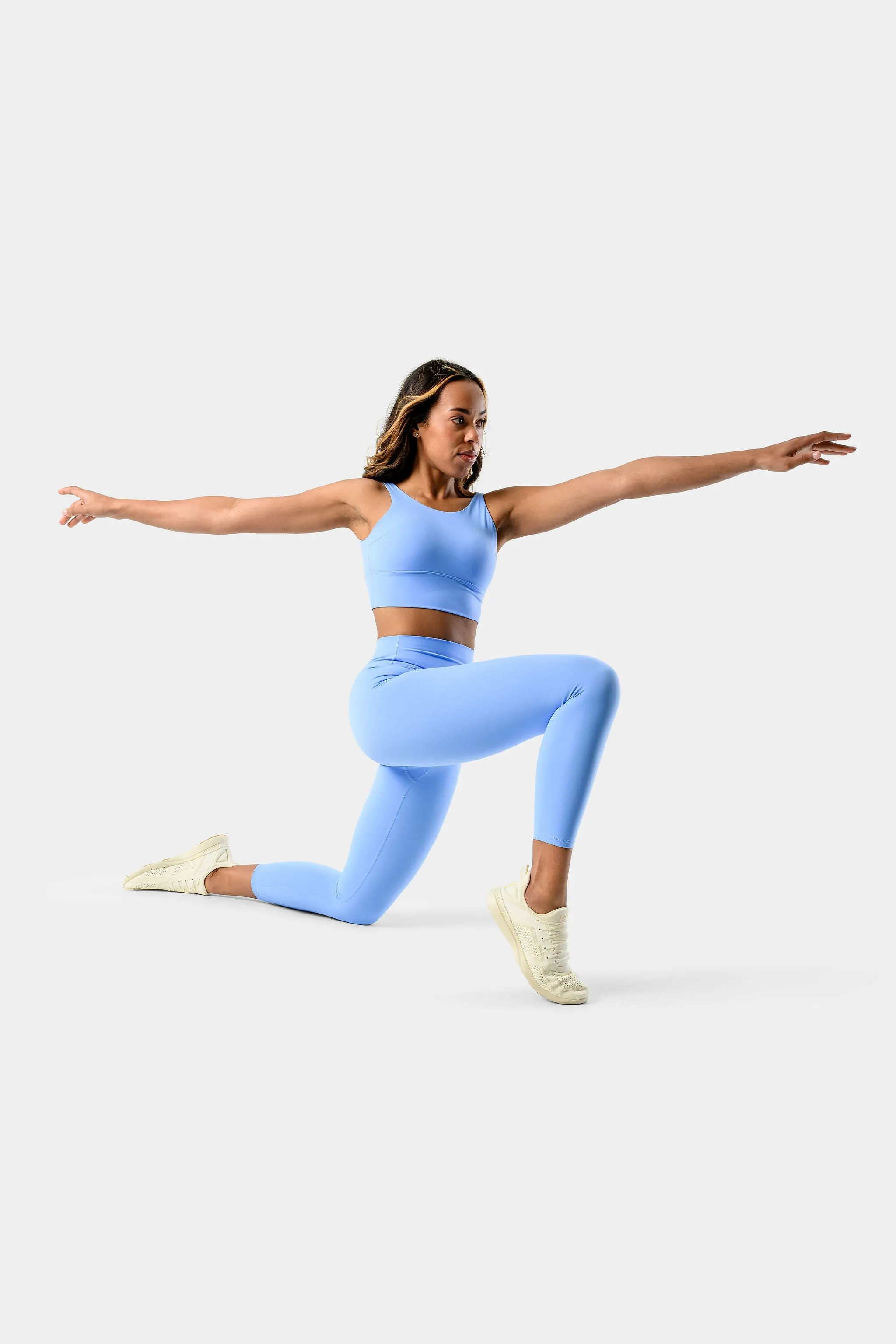 Serenity Leggings 25" - Baby Blue