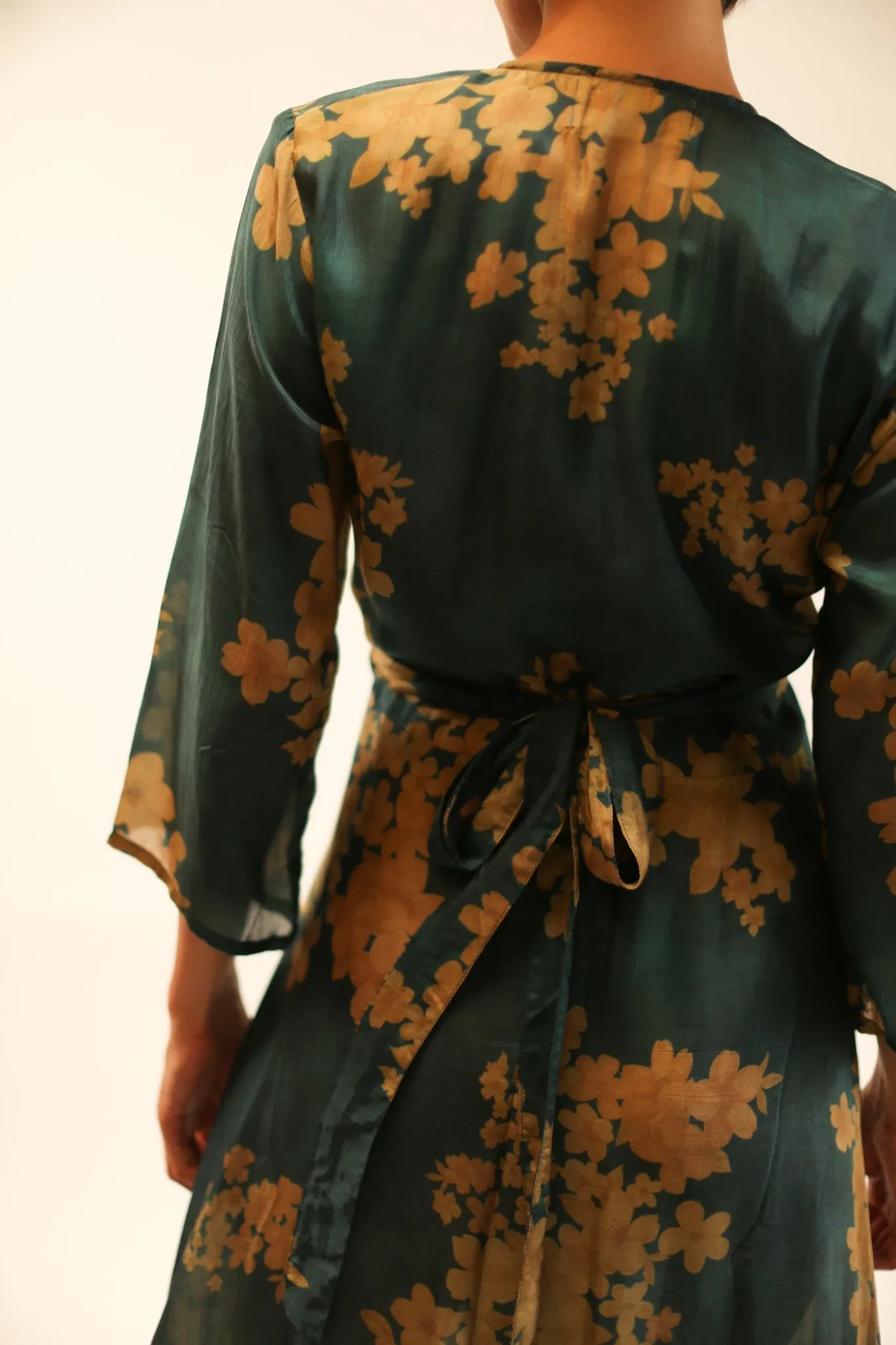 SILK WRAP DRESS BASHA