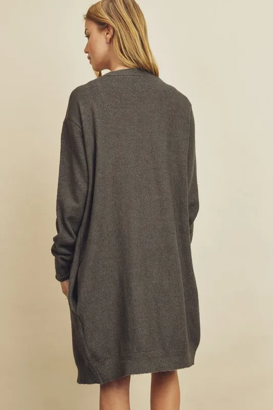Soft Knit Long Cardigan